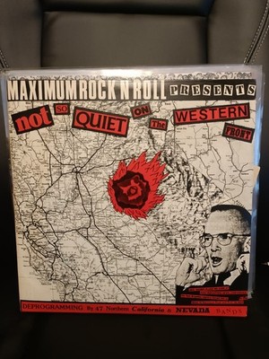 Diverse    Not So Quiet On The Western Front Lp Vinyl + Zine USA 1982 Punk