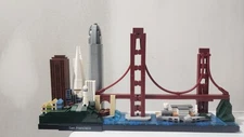 Brand New Architecture Skylines San Franciso, 565 Unbranded Bricks, Complete Set