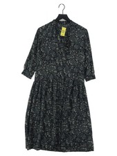 Uniqlo A-Line Maxi Dress XS in Blue