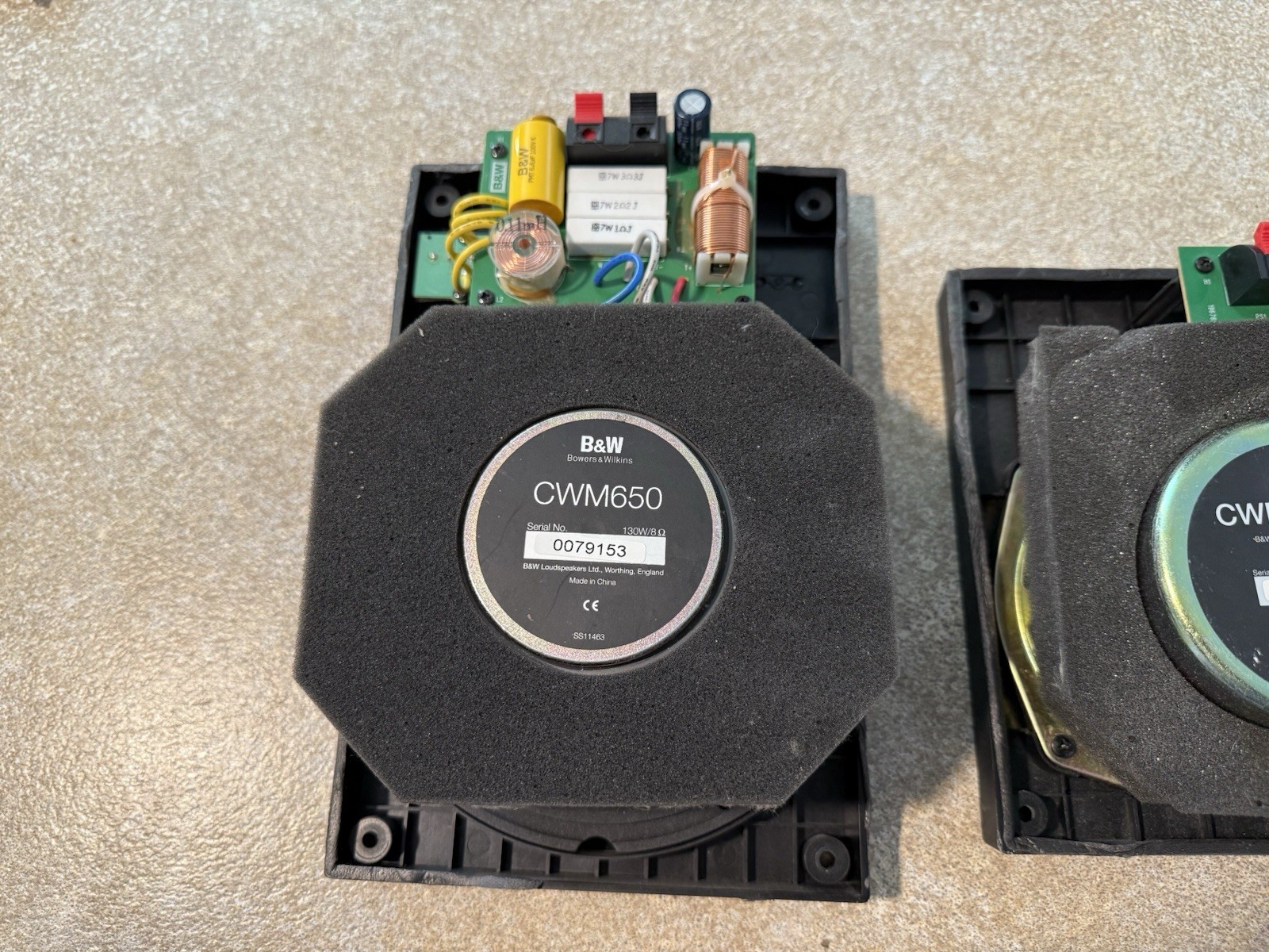 B&W CWM Cinema In-Wall Speakers