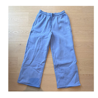 Comfrt Herren Jogginghose Blau Gr. L Baumwolle mit Kordelzug, gerades Bein