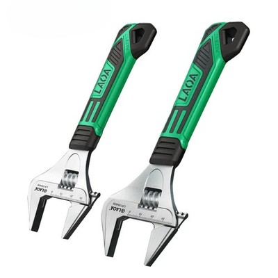 New Short Handle Wrench Adjustable Thin Pointed Tip Large Opening Spanner Wrench