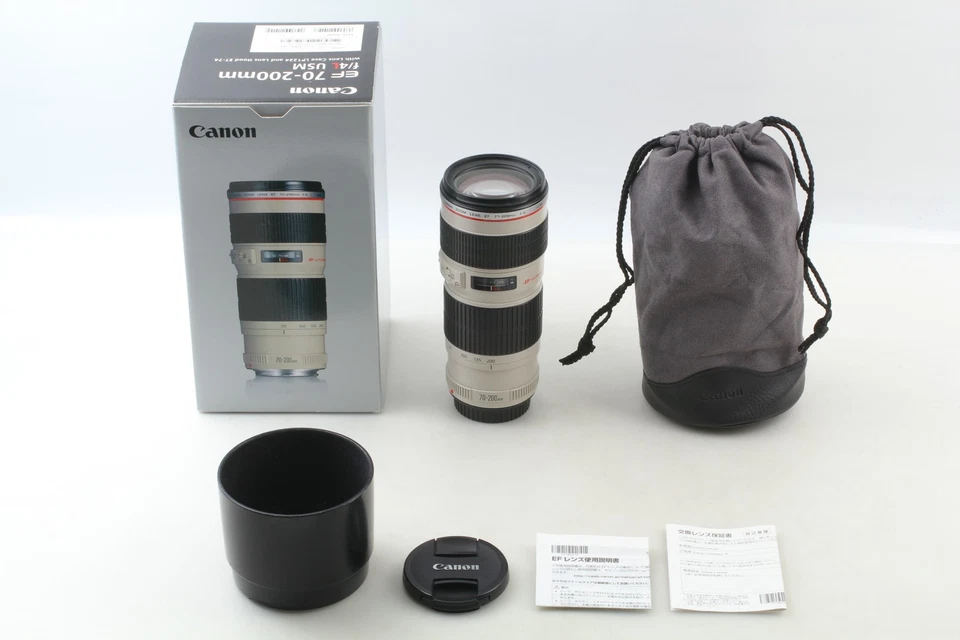 [N MINT+++ in Box ] Canon EF 70-200mm f/4 L USM Zoom AF Lens EF Mount From JAPAN - Image 3 of 4