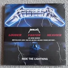 METALLICA Ride The Lightning 2x180g 45rpm Vinyl 2008 Rare Louder Faster Heavier