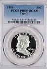 1956 Franklin Half Dollar Proof PCGS PR 68+ DCAM PF 68 Plus ULTRA CAMEO Coin 50C