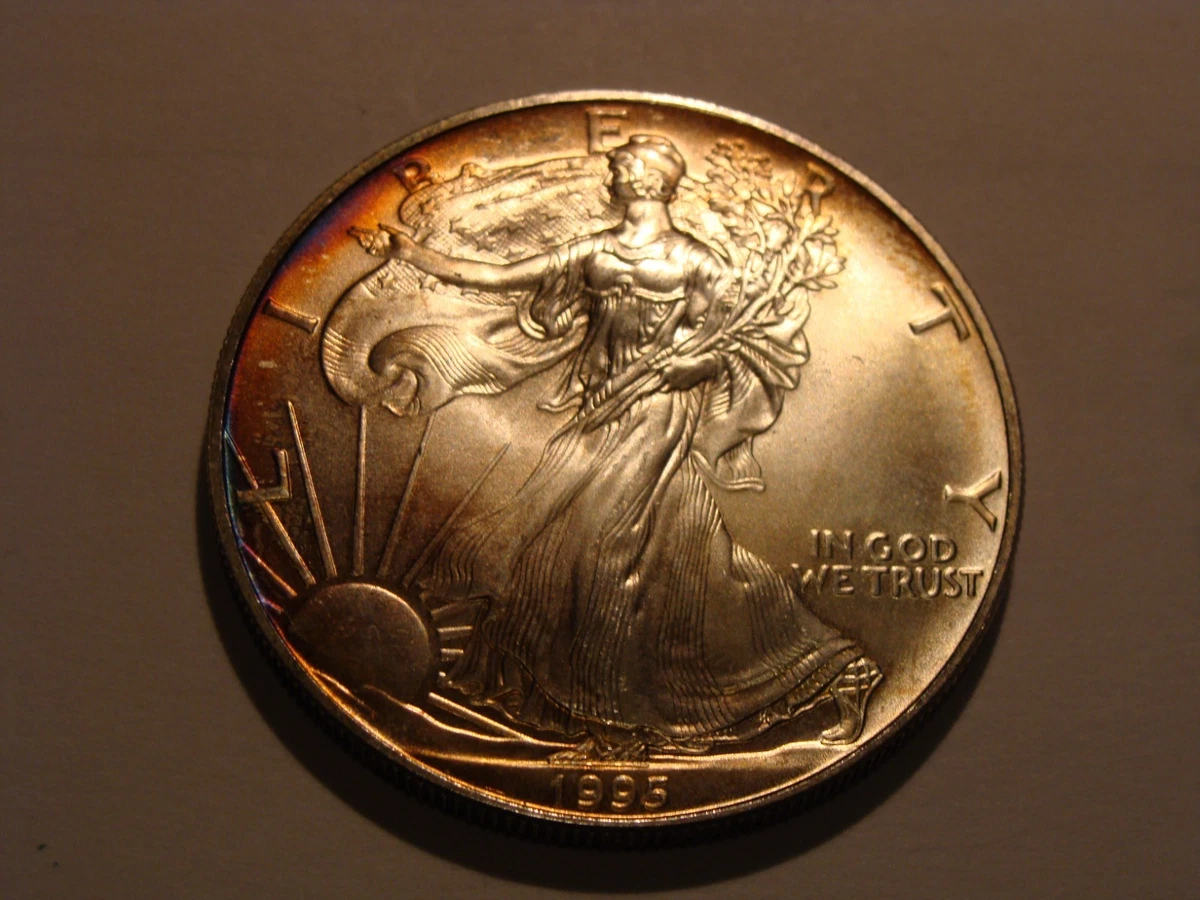 25+ American Eagle Uncertified 1995 Silver Bullion Coins for sale