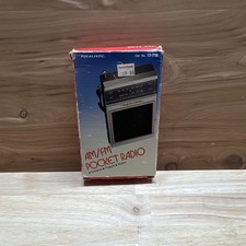 Realistic Am/Fm Pocket Radio Cat No.12-719 RadioShack Made In Philippines