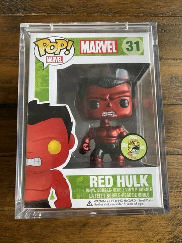 Red Hulk #31 SDCC Exclusive 2013 Metallic Funko POP LE 480 PCS Marvel