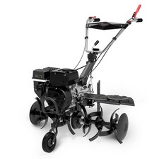 Motobineuse thermique 7CV 4T 202Cm3 Silencieux et sans vibrations Roues - Fraise