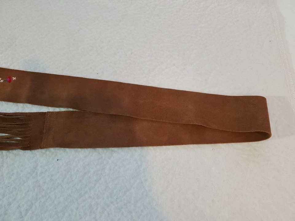 Abercrombie & Fitch Gamuza Marrón Berlt Con Flecos 35 pulgadas Foto 4 de 4