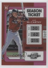 2022 Panini Chronicles Contenders Optic Pink Prizm 44/50 Jake McCarthy #15 0i1b