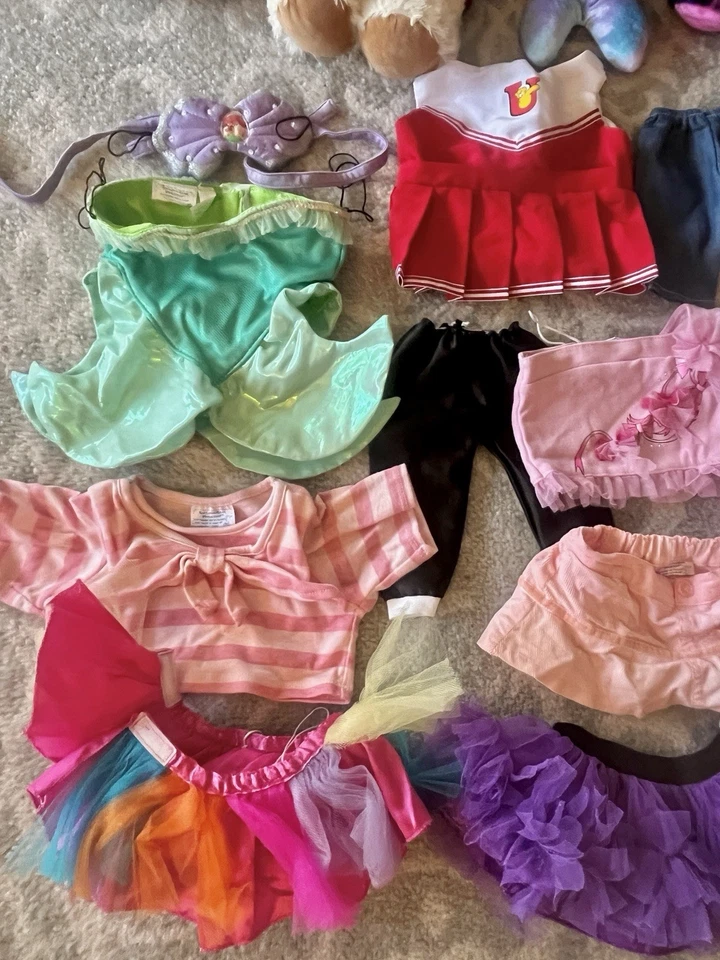 Gran Lote De Construir Un Oso Ropa Trajes Accesorios Zapatos Sirena Animadora Foto 4 de 4