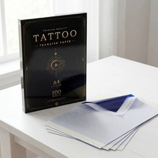 XNET 100pcs Tattoo Transfer Paper A4 Size Tattoo Thermal Copier Stencil Papers