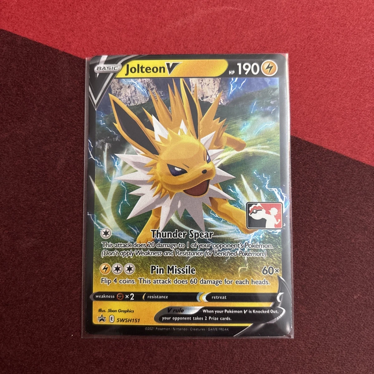 Jolteon V SWSH151 Prize Pack Series Cards for sale | eBay