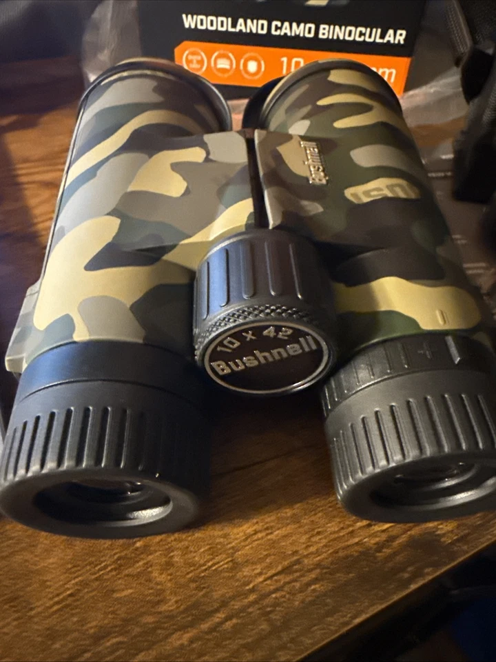 Binoculars Bushnell Woodland Camo 10x42- BWC1042 Brand New In Box Coated Optics - Image 4 of 4