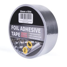 Aluminum Foil Heat Shield Tape 2inch x 65Yards, Aluminized Fiberglass Cool Ta...