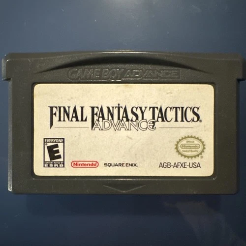Final Fantasy Tactics Advance Nintendo Game Boy Advance GBA Tested Working Case