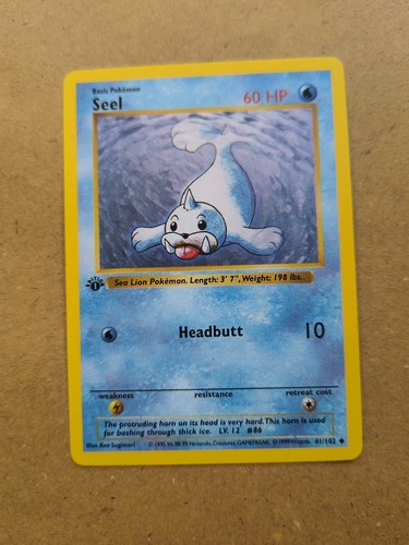 Seel — Base Set (1st Edition,Shadowless)