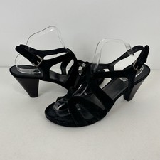 Stuart Weitzman schwarze Wildleder-High-Heel-...