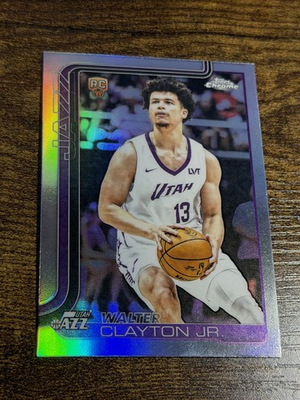 #ad #ad WALTER CLAYTON JR 2025 26 Topps Chrome #268 Rookie Silver Refractor $8.99
