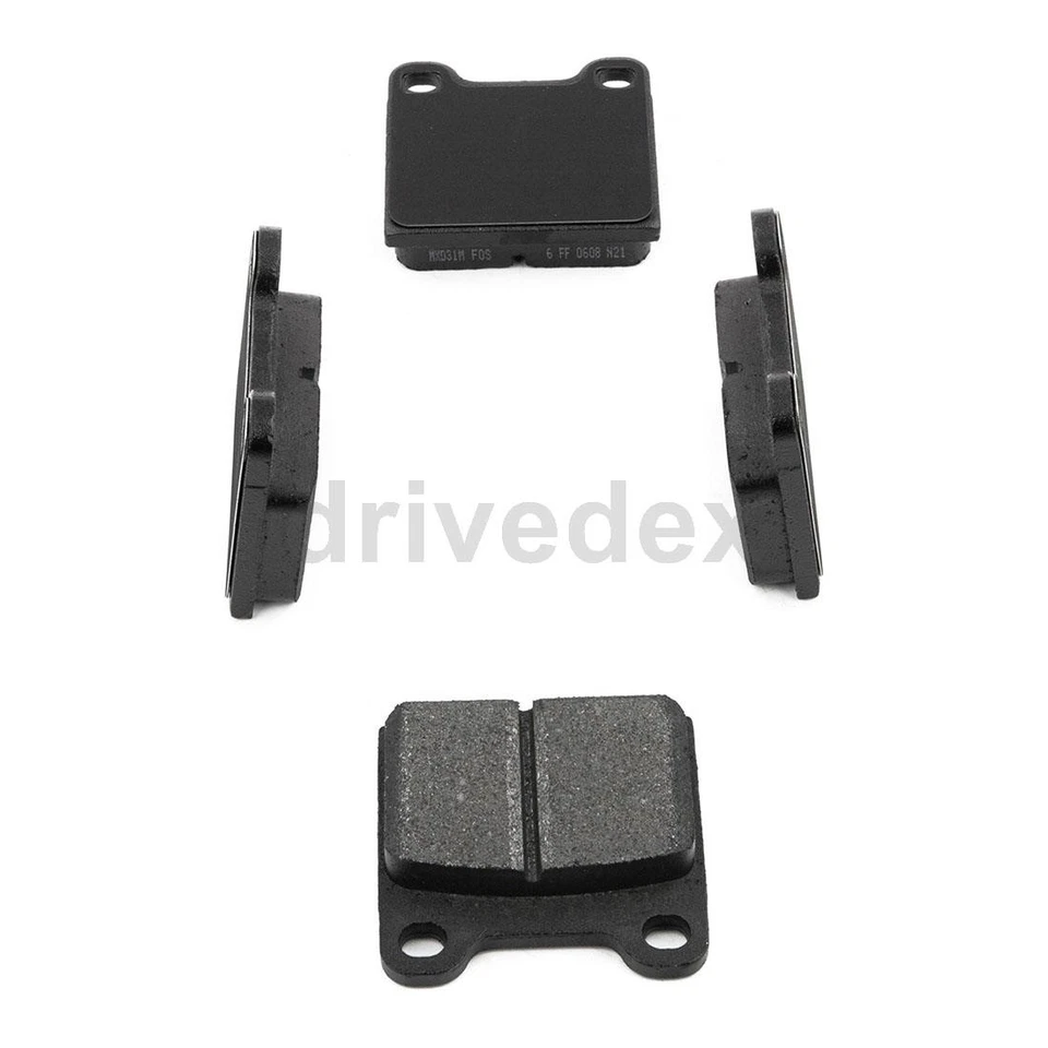 Front Rear Semi-Metallic Brake Pads Fits 1977 1978 Mercedes-Benz 230_DV - Image 3 of 4