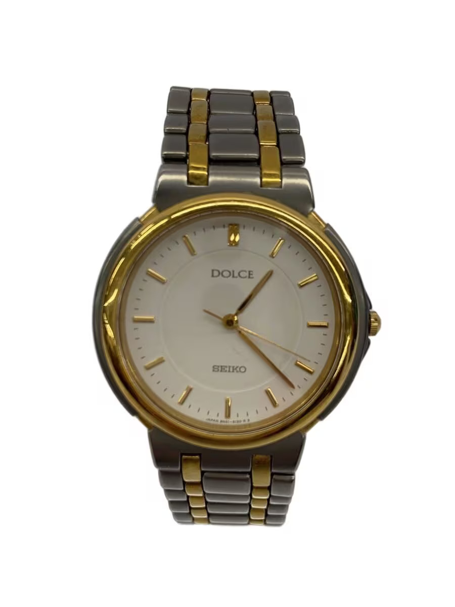 Accessories Analog Quartz WHT No DOLCE SLV SEIKO 6090 8N41 Wristwatch - VintageWatches.PK Accessories Analog Quartz WHT No DOLCE SLV SEIKO 6090 8N41 Wristwatch - vintagewatches.pk