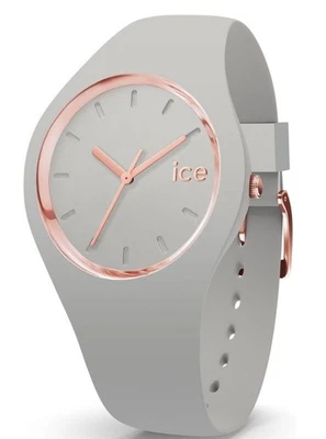 Ice-Watch ICE 001070 Glam pastel wind rosègold MEDIUM grey Damenuhr neu grau M17 - Bild 1 von 3