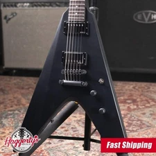 ESP LTD James Hetfield Signature Vulture Electric Guitar - Black with Hardshell 