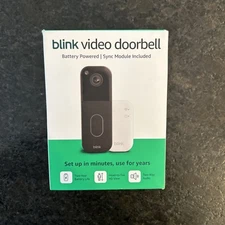 Blink Video Doorbell 2nd Gen with Two Year Battery Life Sync Module Not Included