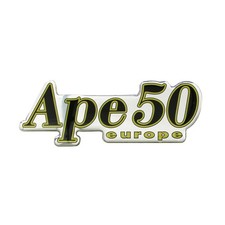 Aufkleber-Sticker-Dekor Original Piaggio Dreirad Ape 50 2009+2018
