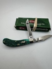 Case XX Tony Bose Saddlehorn Pocket Knife TB62110 SS Jade Bone
