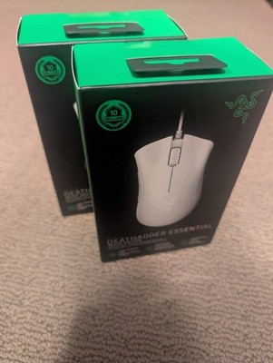 Razer DeathAdder Essential Wired Gaming Mouse White Edition