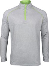 Weather Company Activewear Long Sleeve Jersey Light Grey/Lime Outerwear Men XL