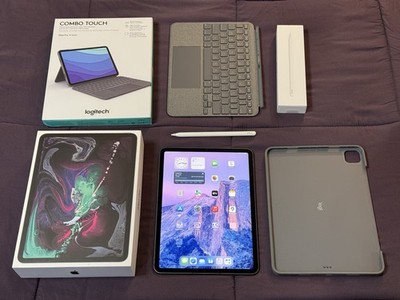 iPad Pro 3rd Gen M1 11  WiFi + 5G Cellular, Logitech Combo Touch, Apple Pencil