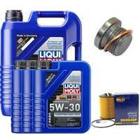 MotoröL Filter Set 5W-30 Liqui Moly 8 Liter + Schraube FüR BMW 5Er 6Er 7Er X5