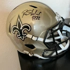 Rashid Shaheed Signed New Orleans Saints Riddell Replica Helmet BAS COA #22