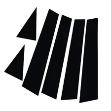 6Pcs Door Window Pillar Posts Cover Trim Stickers Set for VW Passat Sedan 2011 