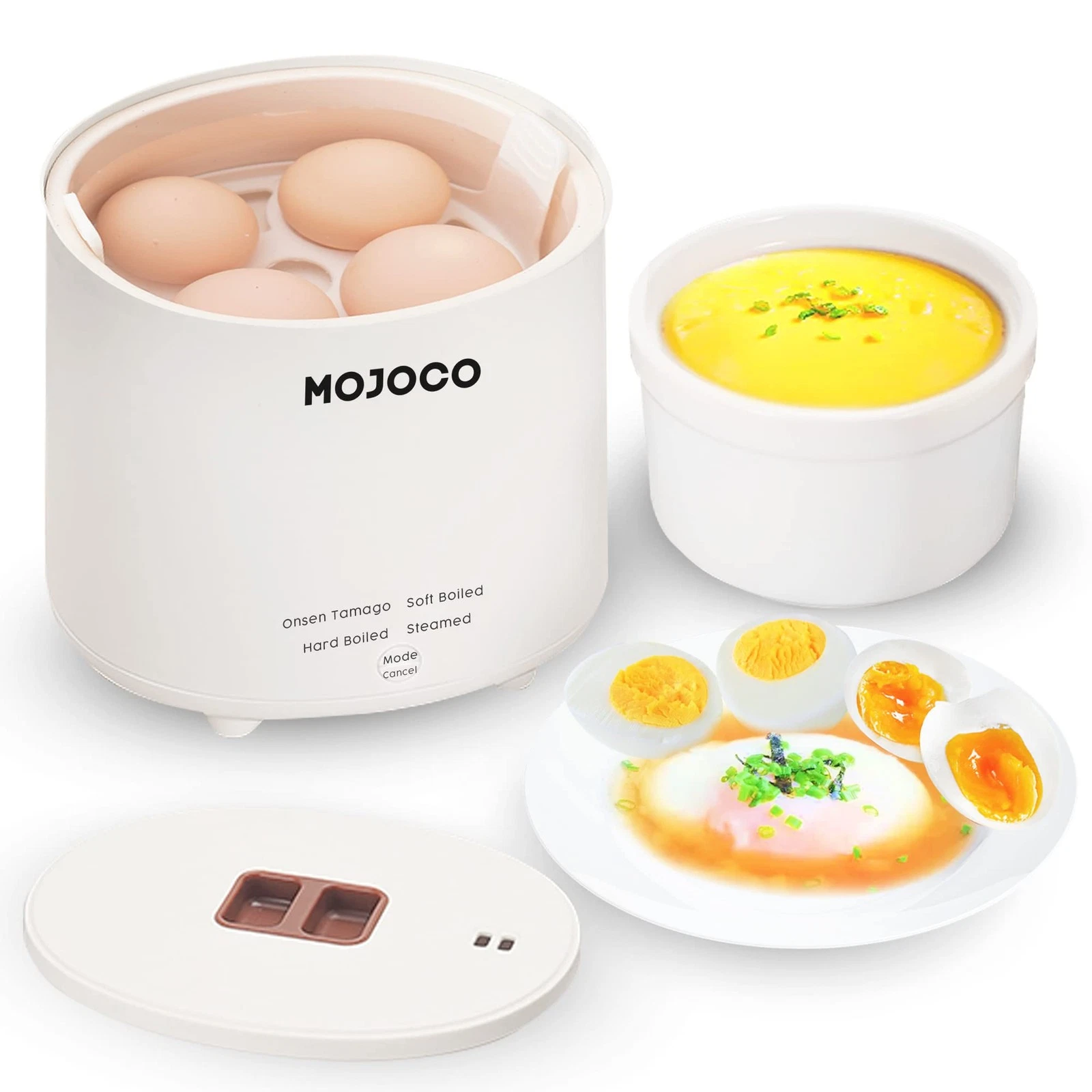 Rapid Egg Cooker - Mini Egg Cooker for Steamed, Hard Boiled, Soft Boiled Eggs...
Opens in a new wind