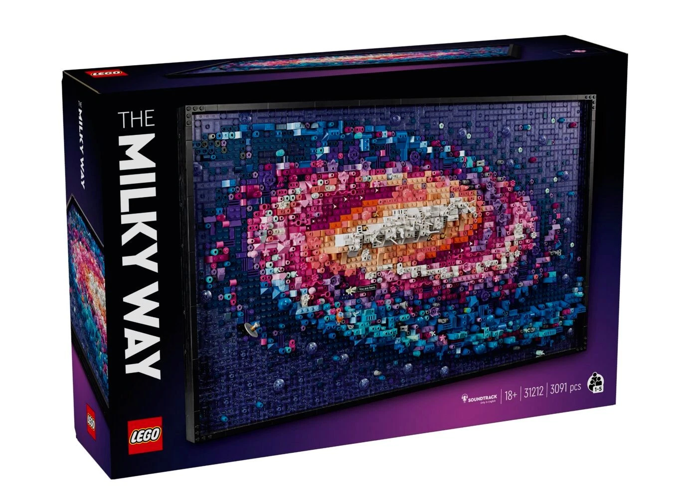 LEGO Art 31212 Milky Way Galaxy Wall Art Set New and Sealed