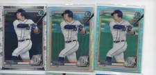 Spencer Torkelson 2020 1st Bowman Chrome Cards   Sky Blue Ref + Ref + Base