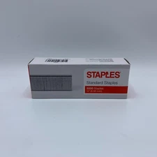 Staples TRU RED Standard Staples 1/4" 6.35 mm Length 5000 Staples/Box NEW