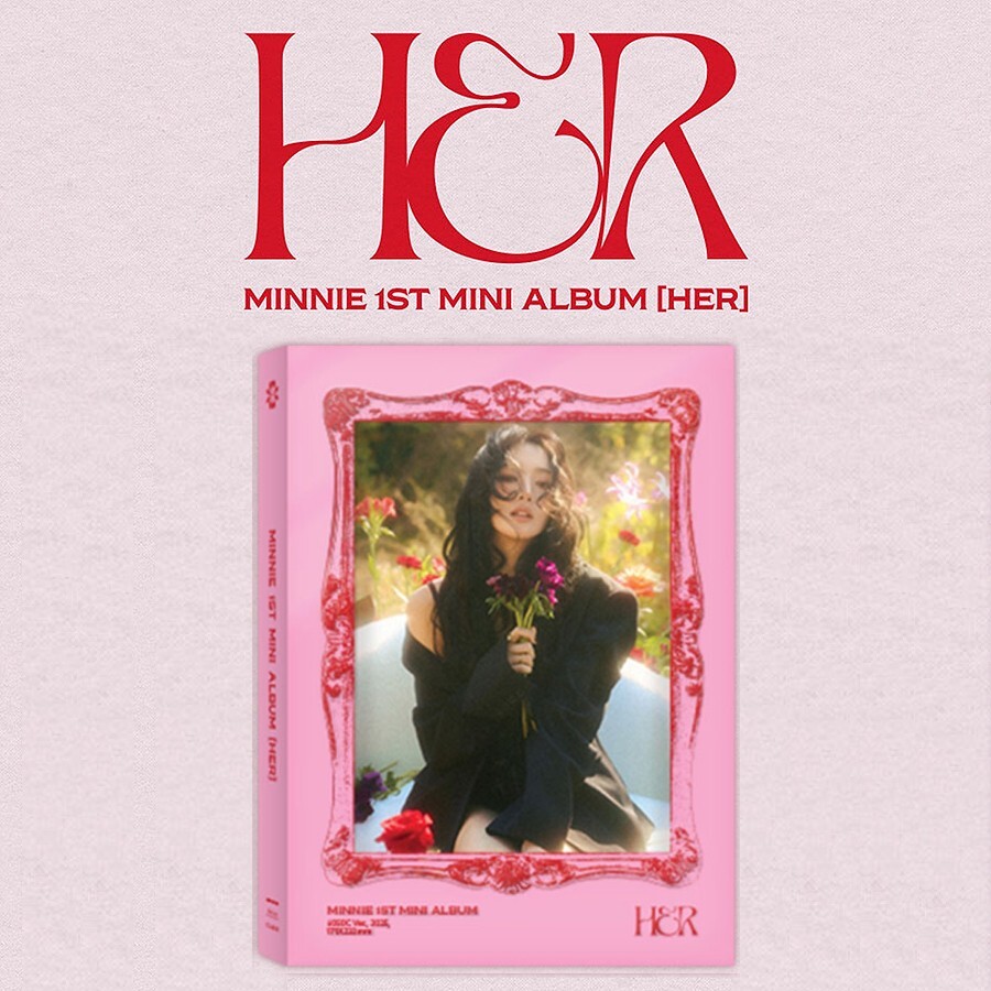 G) I-DLE MINNIE [HER] 1st Mini Album CD+Photo Book+4 Card+Mark+Pen