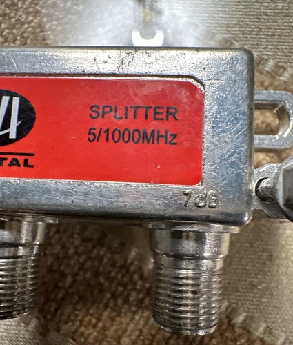 SV-3G 3-Way 1 GHz Digital Cable Satellite HDTV Digital Splitter 1pc 4-ports NEW. - Picture 3 of 4