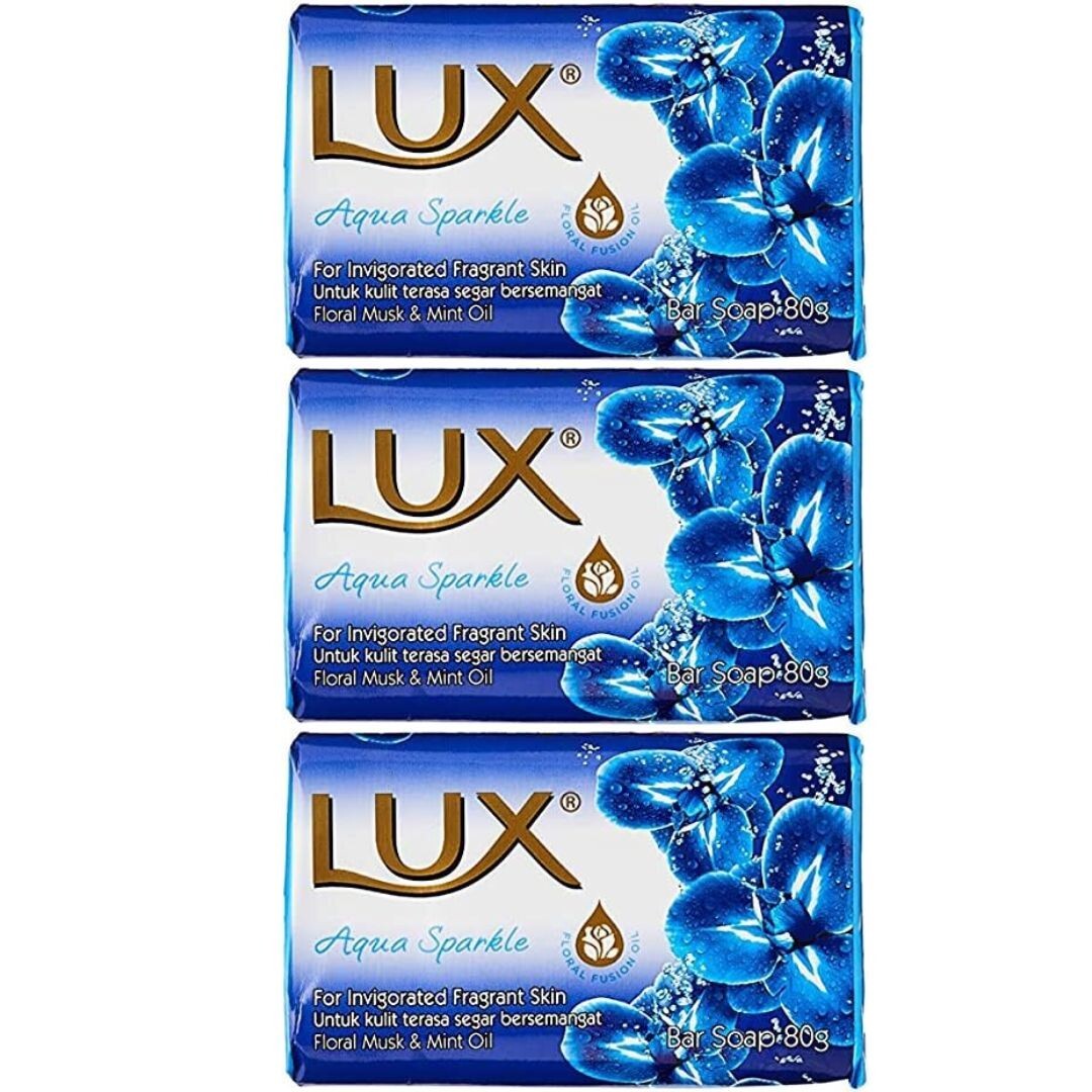 Lux Aqua Sparkle Soap Bar 80G - Image 12