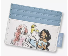 Loungefly Disney Princess Watercolor Portrait Cardholder - NEW - With Tags