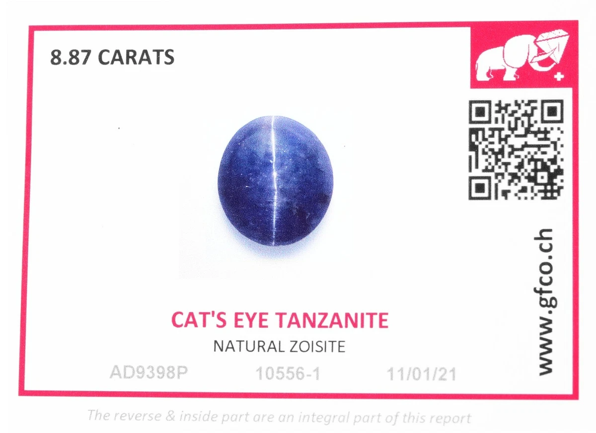 Cat's eye tanzanite sale