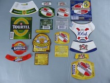 Lot de 20 étiquettes bière BEER LABEL KRONENBOURG 1664 ALSACE FRANCE FRENCH B2