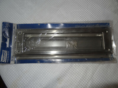 National Hardware N325-290 V1911 Gallery Mail Slot in Satin Nickel - Open