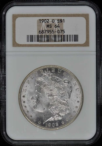 1902-O Morgan Dollar S$1 NGC MS64