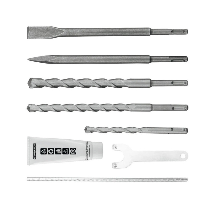 Parkside 1550W SDSPlus Hammer Drill Powerful Demolition Tool 1 Day